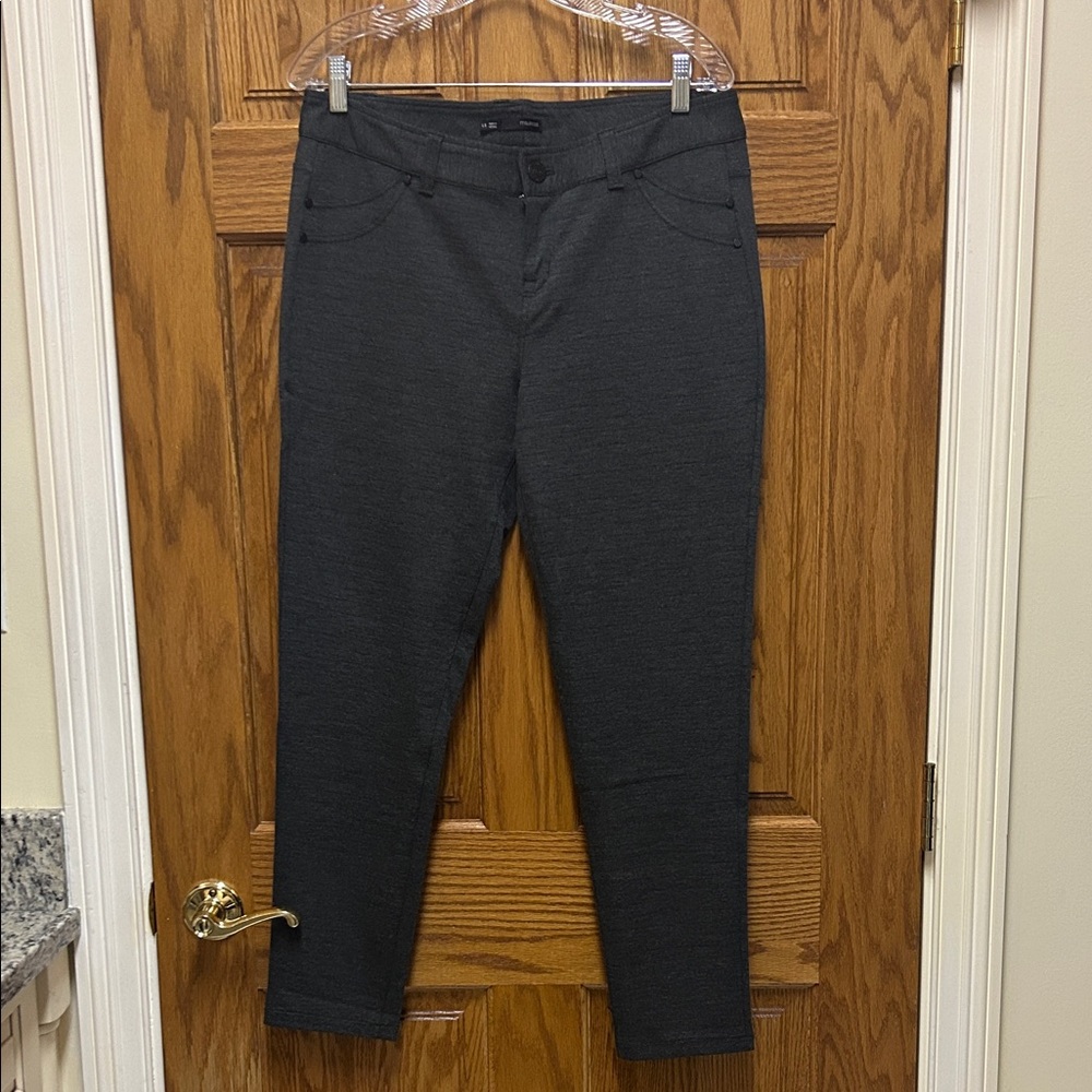 Maurices Charcoal Stretch Ankle Pants